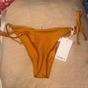 NWT Vitamin A Ribbed Bikini Bottom